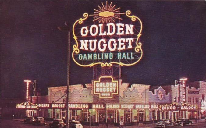 Nevada Las Vegas Golden Nugget Gambling Hall