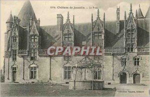 Old Postcard Chateau de Josselin Well
