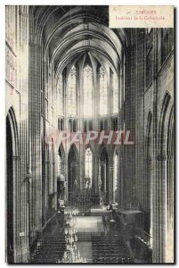 Old Postcard Limoges Interior of the Cathedral