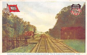 Entrance to the St. Louis Glen Echo Club Union Pacific 1911 