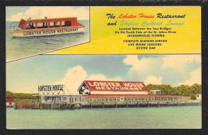 Lobster House Restaurant Dock & Boat Jacksonville FL Used c1951