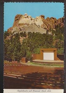 Amphitheatre Mount Rushmore Black Hills SD Postcard BIN 