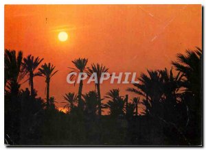 Postcard Modern Kerkennah Islands (Tunisia) Sunset