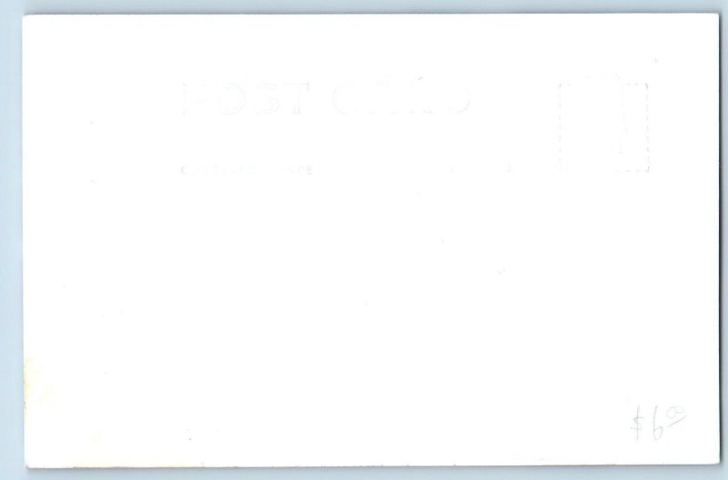 Racine Wisconsin WI Postcard RPPC Photo Country Court House Building c1940's