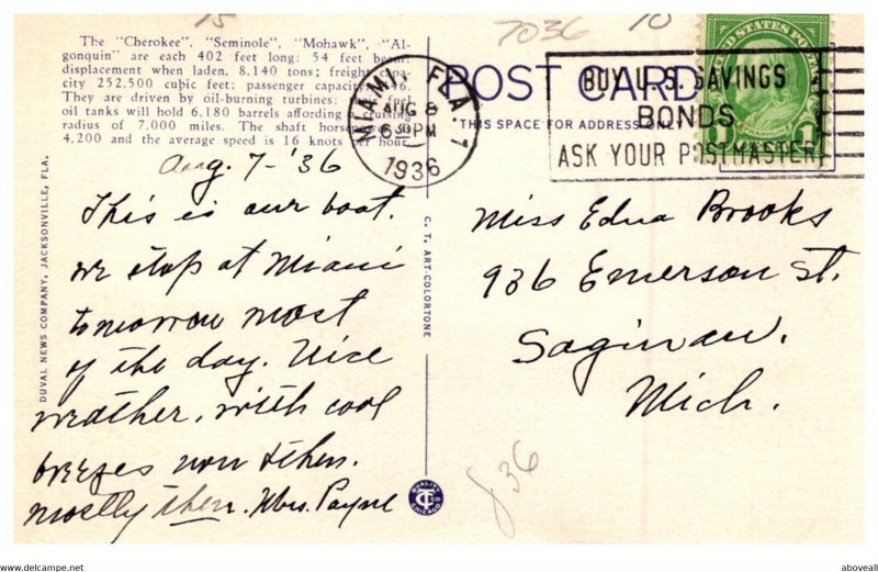 Cherokee, Seminole, Mohawk, Algonquin, Clyde-Malloy Line