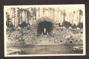 RPPC ST. BERNARD ALABAMA RUE MARIA GROTTO VINTAGE REAL PHOTO POSTCARD