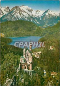 Postcard Modern K�nigsschloss mit und Allgauer Alpen Tiroler