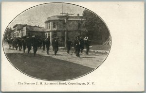 COPENHAGEN NY J.H.RAYMOND BAND ANTIQUE POSTCARD