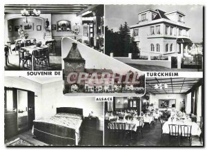 Modern Postcard Souvenir de Turckheim Alsace watchman of Niche Hotel Restaura...