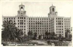 cuba, HAVANA, National Hotel (1930s) RPPC Postcard