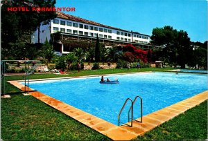 Hotel Formentor swimming pool kids floating Mallorca Spain Postcard