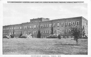 Tomah Wisconsin Government Hospital Linen Postcard Unused