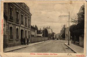 CPA ÉPINAL Bureaux Militaires - Rue Thiers (405597)