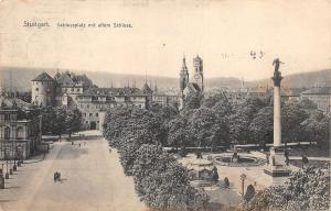 BR41810 Schlossplatz mit altem schloss stuttgart    Germany