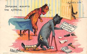 Davidson Bros Publishing Artist Louis Wain unused 