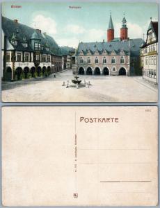 GOSLAR MARKTPLATZ GERMANY ANTIQUE POSTCARD