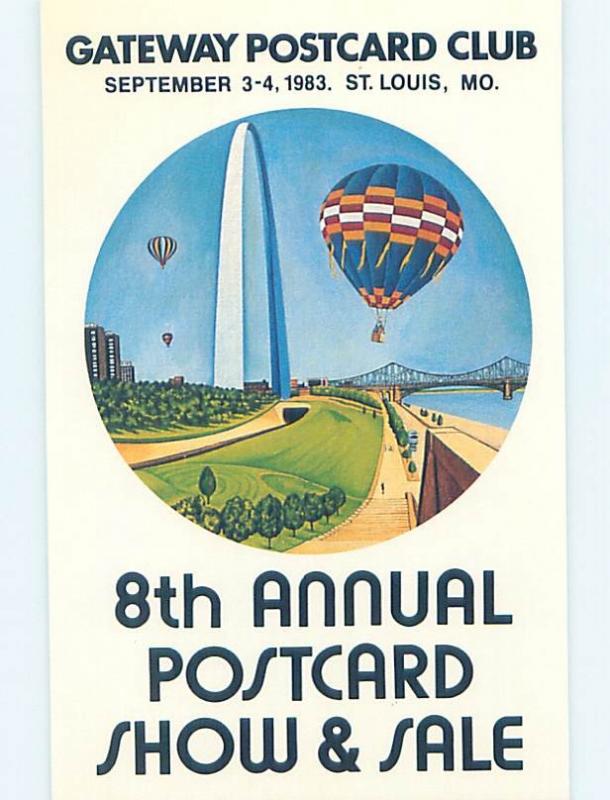 1980's POSTCARD SHOW St. Louis Missouri MO H9309