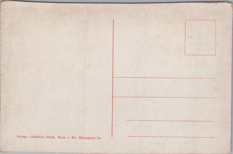 Germany Rolandseck und Siebengebirge Vintage Postcard C365