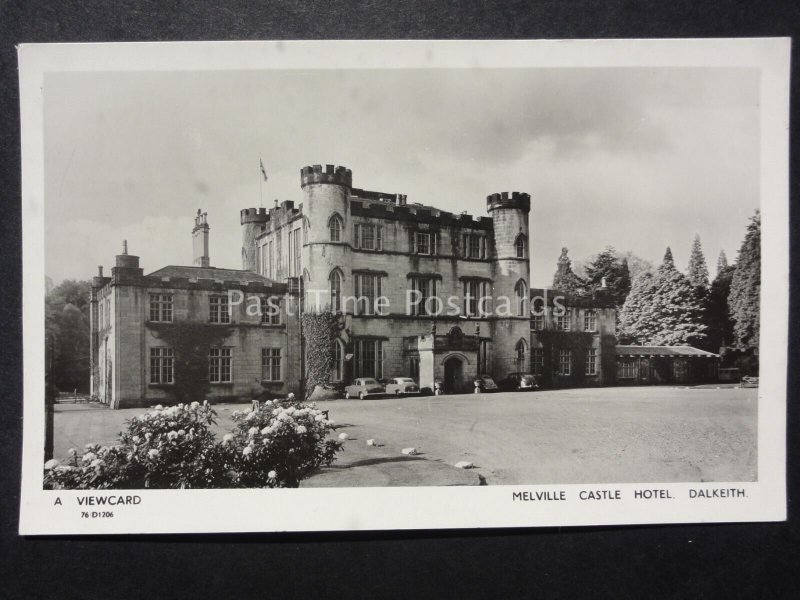 Scotland DALKEITH - MELVILLE CASTLE HOTEL Old RP Postcard by View Card 76/D1206