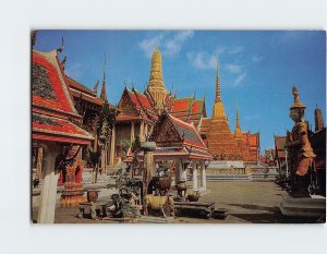 Postcard Inside of the Emerald Buddha, Bangkok, Thailand