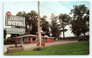 PALATINE BRIDGE, NY New York ~ JACK FROST MOTEL & Restaurant c1960s  Postcard