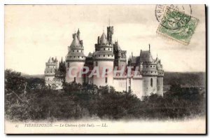 Postcard Old South coast Chateau Pierrefonds