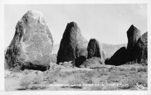 RPPC ALABAMA HILLS Inyo County Lone Pine California Frashers Photo 1930s Vintage