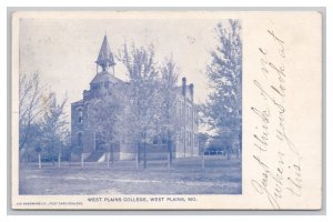 West Plains MO. Missouri West Plains College Postcard