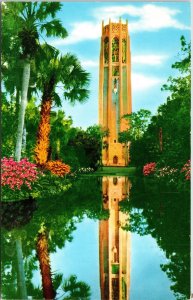 Singing Tower Mountain Lake Sanctuary Lake Wales Florida Chrome Posctard 