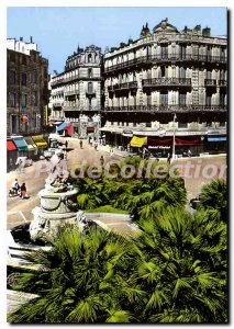 Postcard Modern MONTPELLIER square martyrs of the resistance Avenue Foch