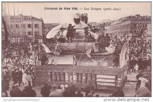 France Carnival de Nice 1928 Les Guepes petit char