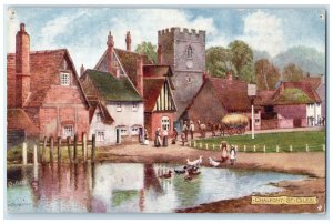 c1910 Chalfont St. Giles Buckinghamshire England Oilette Tuck Art Postcard