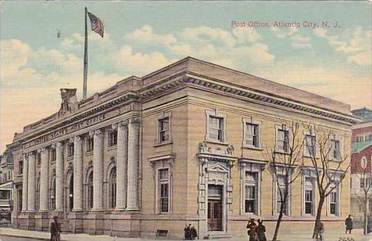 New Jersey Atlantic City Post Office 1915