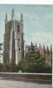 Surrey Postcard - Parish Church - Croydon - Ref 16511A