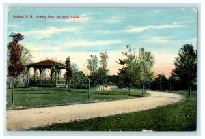 1910 Greeley Park, The Band Stand, Nashua New Hampshire NH Antique Postcard