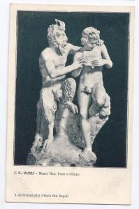 Napoli Museo Pane e Olimpo Statue God Pan and Daphnis UDB