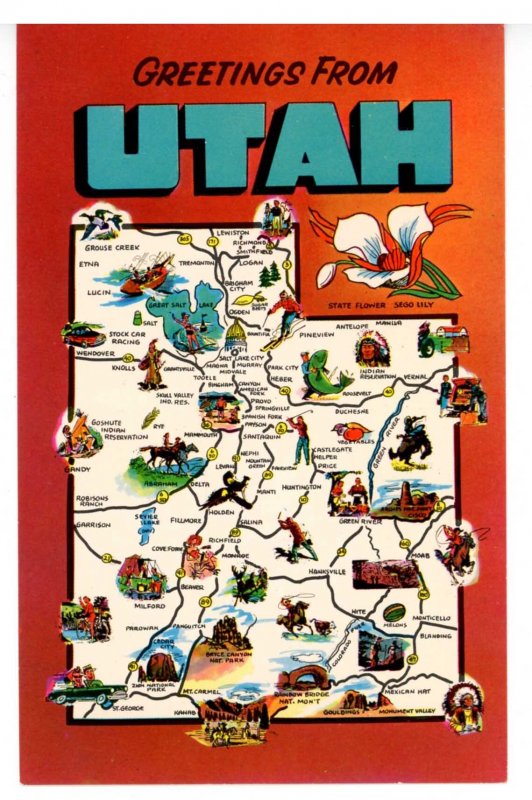 UT - Utah Map