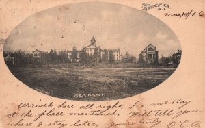 Vintage Postcard 1906 Seminary Building Grounds New Brunswick New Jersey NJ