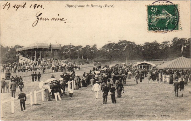 CPA BERNAY-L'Hippodrome (43370)