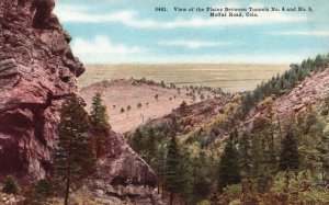 Vintage Postcard View of Plains Between Tunnels 4 & 5 Moffat Road Colorado CO