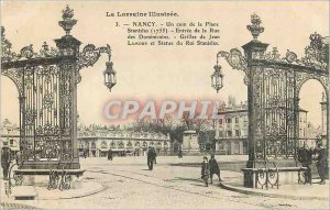 Old Postcard Nancy A corner from Place Stanislas