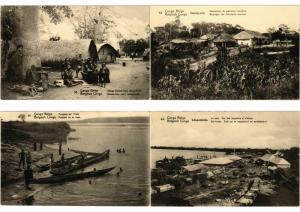 BELGIAN CONGO AFRICA 68 CPA AFRIQUE Vintage Postcards All DIFFERENT, with BETTER