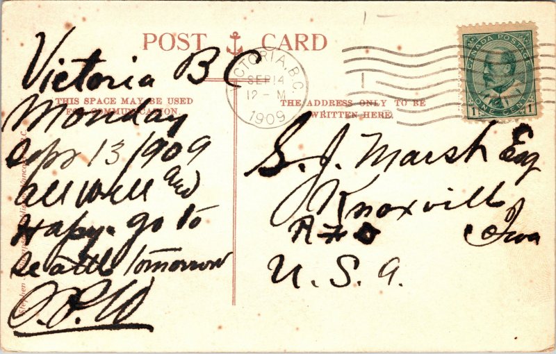 Postcard Canada C 1909 posted