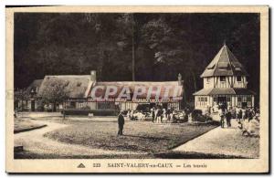 Postcard Old Tennis Saint Valery Caux