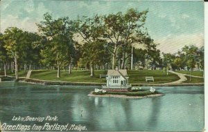 Lake, Deering Park, Greetings From Portland, Maine