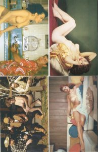 Nude postcards Lot of four (4) Modern repro of Classic Pin-Up  postcards