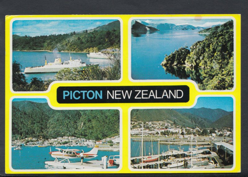 New Zealand Postcard - Views of Picton   T568