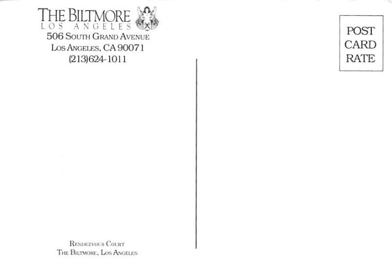 The Biltmore Hotel - Los Angeles, California
