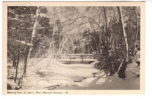 Bowring Park with Snow, St John's Newfoundland