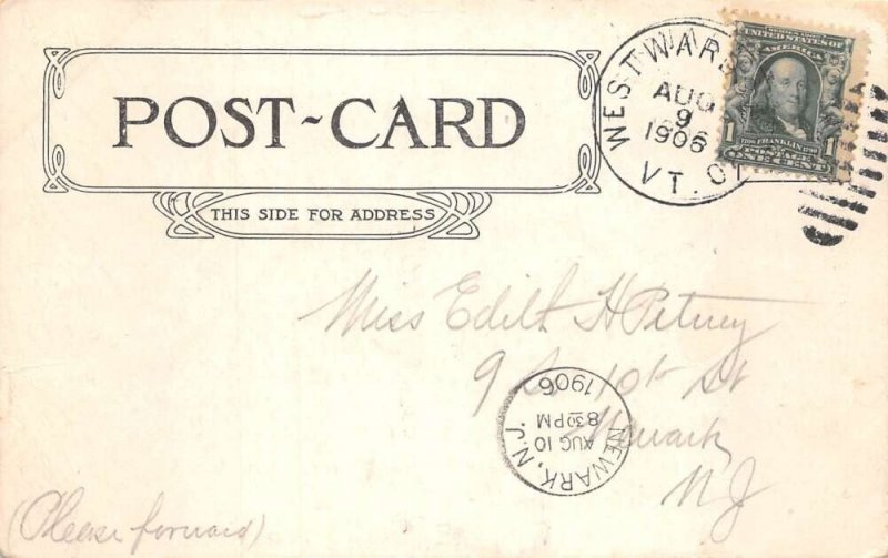West Wardsboro Vermont Post Office and Ryder Johnsons Store Postcard AA73749